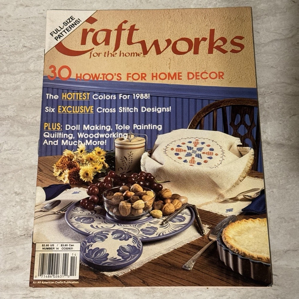 Craftworks Magazine 1987 Nov/Dec Vintage